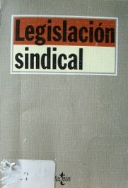 Legislación sindical