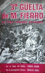 3a. güelta de M. Fierro : en timba, consejos, en velorio