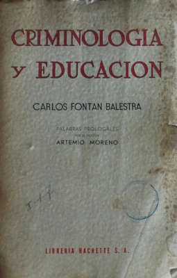 Criminología y educación