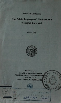 The public employees' medical and hospital care act