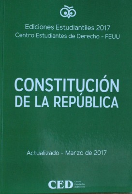 Constitución de la República [Oriental del Uruguay]