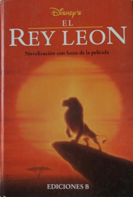 El Rey León : novelización con fotos de la película