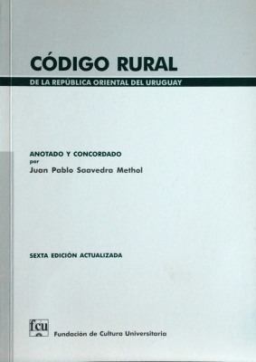 Código Rural de la República Oriental del Uruguay