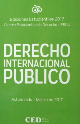 Derecho Internacional Público : ediciones estudiantiles 2017
