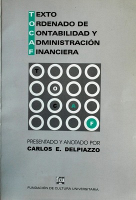 TOCAF : Texto Ordenado de Contabilidad y Administración Financiera