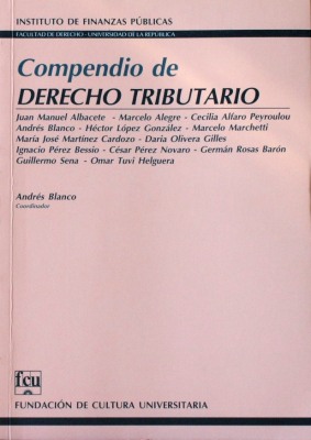 Compendio de Derecho Tributario