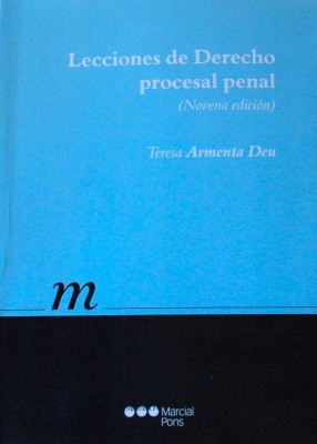 Lecciones de Derecho Procesal Penal