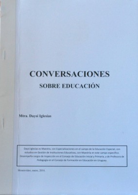 Conversaciones sobre educación