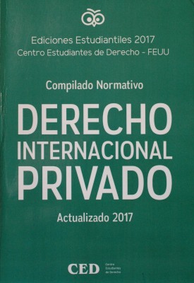 Derecho Internacional Privado : compilado normativo