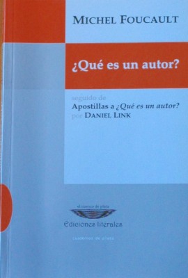 ¿Qué es un autor ?