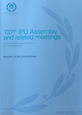 Results of the proceedings : 137th. IPU Assembly and related meetings