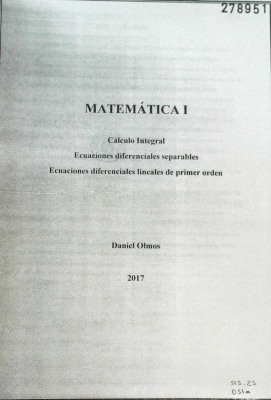 Matemática I
