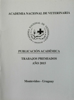 Trabajos premiados año 2015 : publicación académica