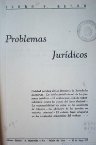 Problemas jurídicos