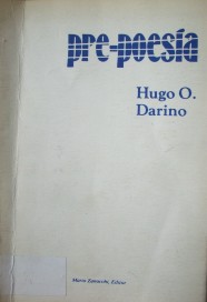 Pre-poesía