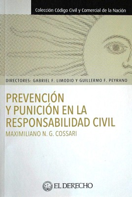 Prevención y punición en la responsabilidad civil
