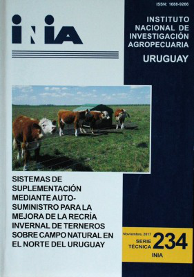 Sistemas de suplementación mediante auto-suministro para la mejora de la recría invernal de terneros sobre campo natural en el norte del Uruguay