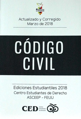 Código Civil : ediciones estudiantiles 2018