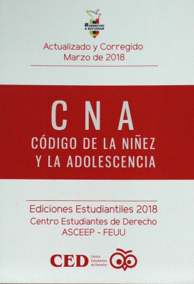 CNA : Código de la Niñez y la Adolescencia