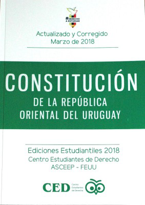 Constitución de la República Oriental del Uruguay