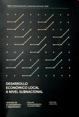 Desarrollo económico local a nivel subnacional