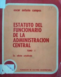 Estatuto del funcionario de la administración central