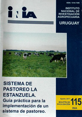 Sistema de pastoreo La Estanzuela : guía práctica para la implementación de un sistema de pastoreo