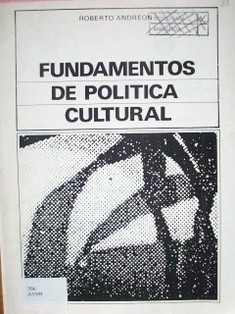 Fundamentos de política cultural