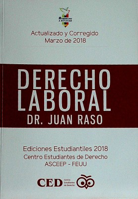 Derecho laboral : ediciones estudiantiles 2018