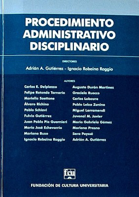 Procedimiento administrativo disciplinario