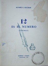 12 es el número : poemas