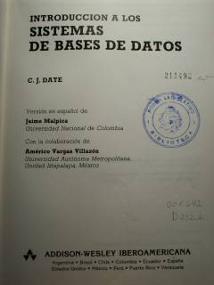 Introducción a los sistemas de bases de datos