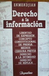 Derecho a la información