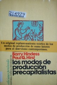 Los modos de produción precapitalistas