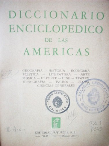 Diccionario enciclopédico de las Américas