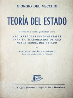 Teoría del Estado