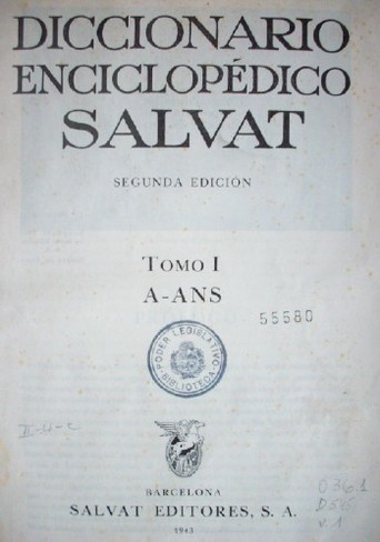 Diccionario enciclopédico Salvat