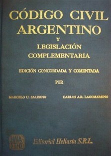 Código Civil argentino y legislación complementaria