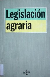 Legislación agraria