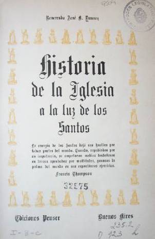 Historia de la Iglesia a la luz de los Santos