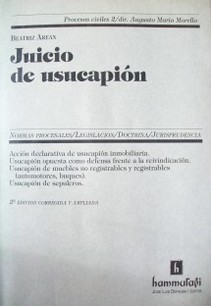 Juicio de usucapión