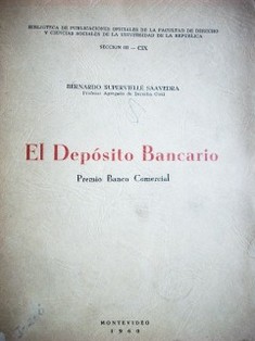 El depósito bancario