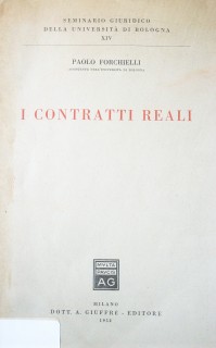 I contrati reali