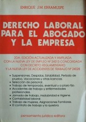 Derecho Laboral para el abogado y la empresa