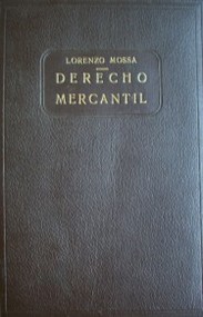 Derecho Mercantil
