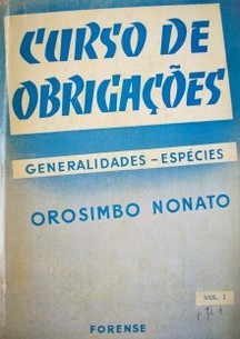 Curso de Obrigaçoes