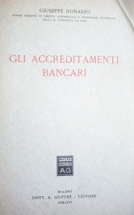 Gli accreditamenti bancari