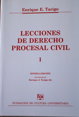 Lecciones de Derecho Procesal Civil