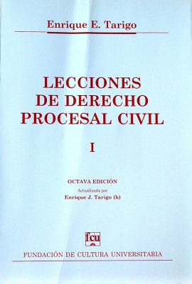 Lecciones de Derecho Procesal Civil