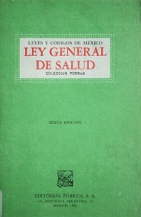 Ley General de salud.